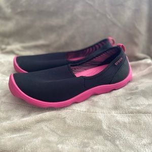Womens crocs slip ons